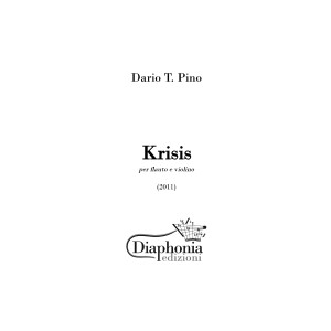 KRISIS for flute and violin
